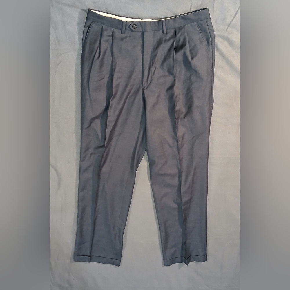 Santorelli Men's Dress Pants Luxury Serge Italy Size 34